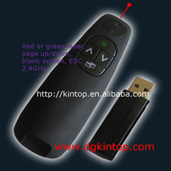 RF-022 2.4GHz Red or green laser presenter